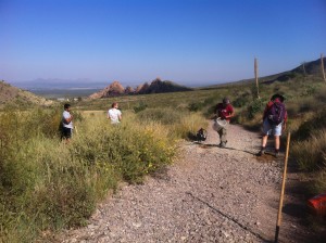 Work on the Dripping Springs Trail
